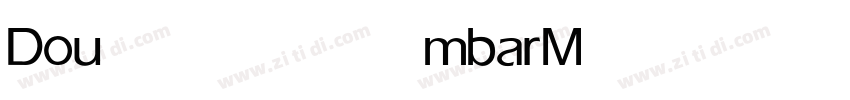 Doumbar Medium字体转换